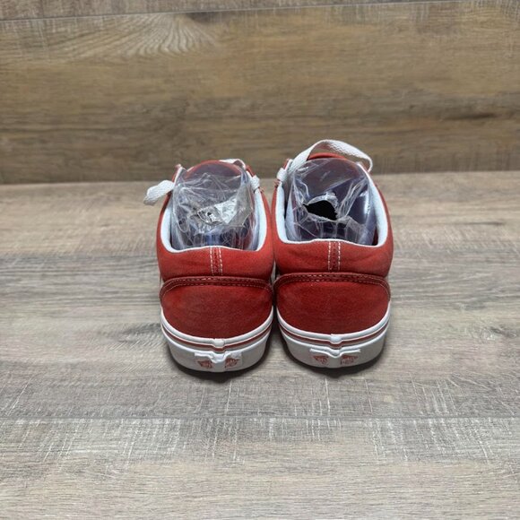 Vans Old Skool Red Canvas Sneaekrs Women's Size 7.5 - Picture 3 of 6